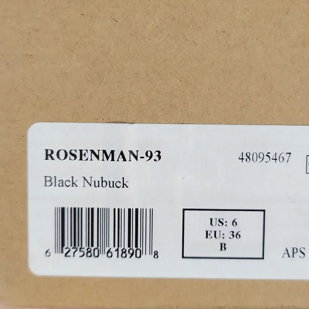 Call It Spring Thigh High Black Boots  Nubuck Rosenman Size 6/36